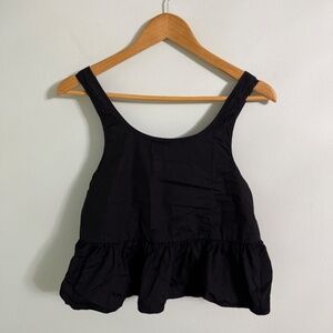 Juliette Fabbri Suncat Tie Back Top Sleeveless Black Size 1 / Small